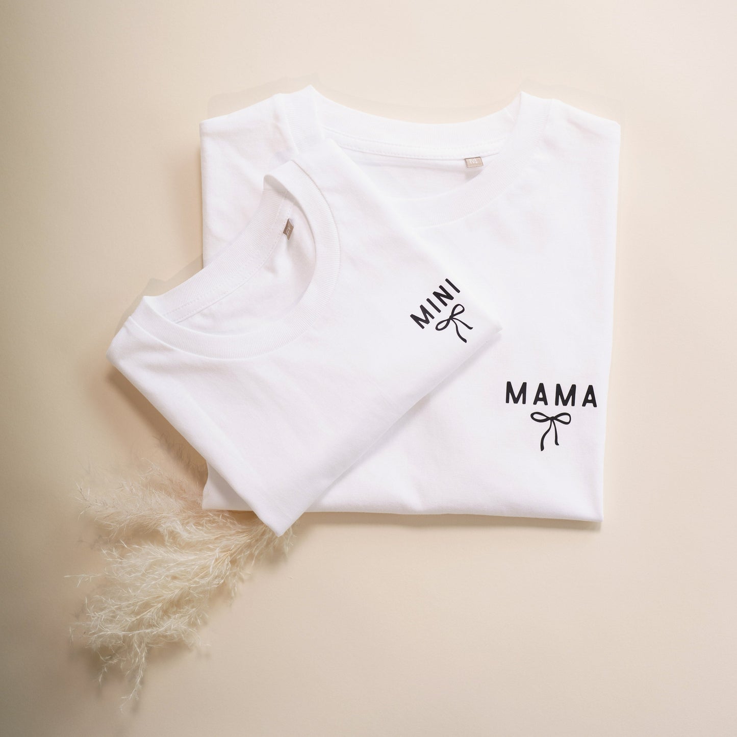Mama & Mini T-Shirt Set, Matching Look Mutter & Kind, Bio-Baumwolle Shirts, Geschenk für Mamas, Partnerlook Shirts