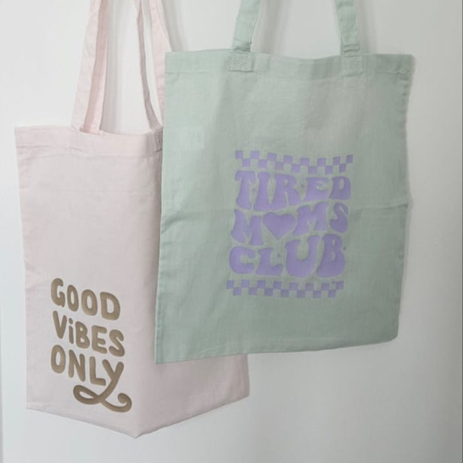 Tired Moms Club Canvas Bag