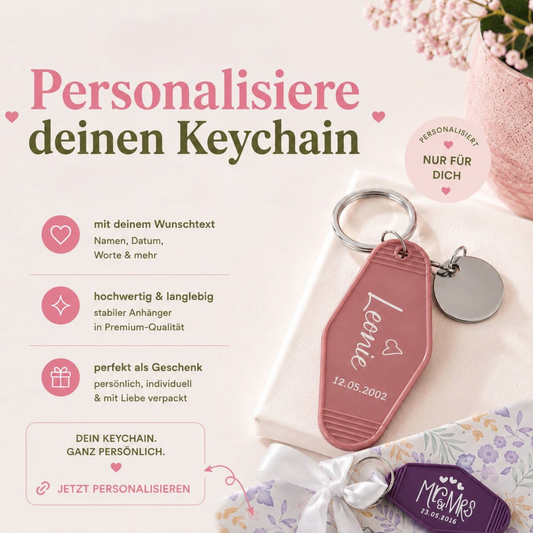 Personalisierter Schlüsselanhänger