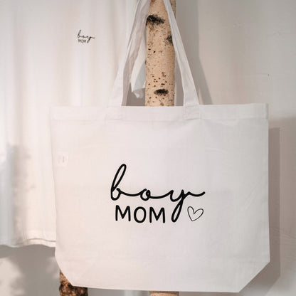 Boy Mom Bundle mit T-Shirt aus Bio-Baumwolle und Shopper – das perfekte Set für jede stolze Mama