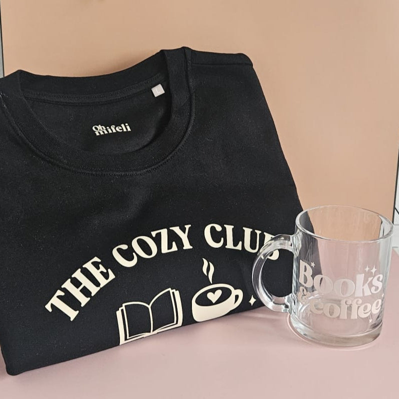 Sweater The Cozy Team, 80 % Baumwolle 20 % Polyester, nachhaltig, kuschelig, Geschenk für gemütliche Tage