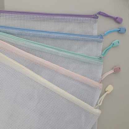 Aufbewahrungsbeutel in Pastellfarben für Sonnencreme und Accessoires
