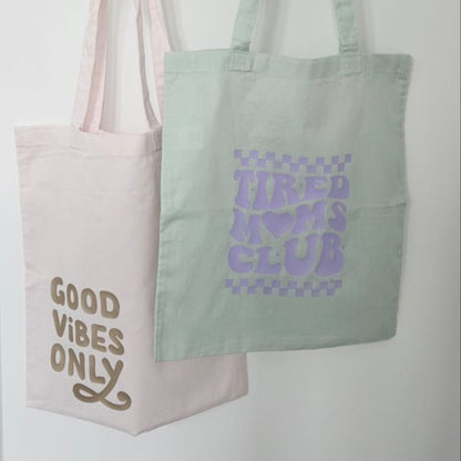 Tired Moms Club Canvas Bag