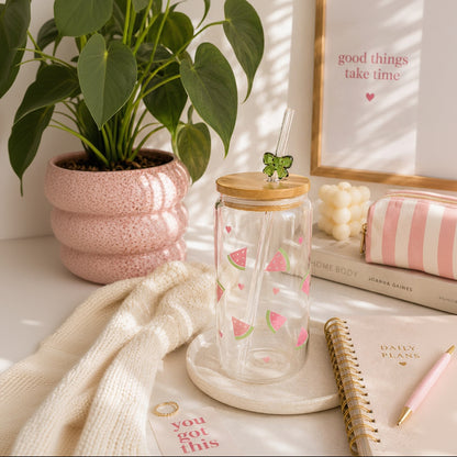 Melonen Iced Coffee Glas