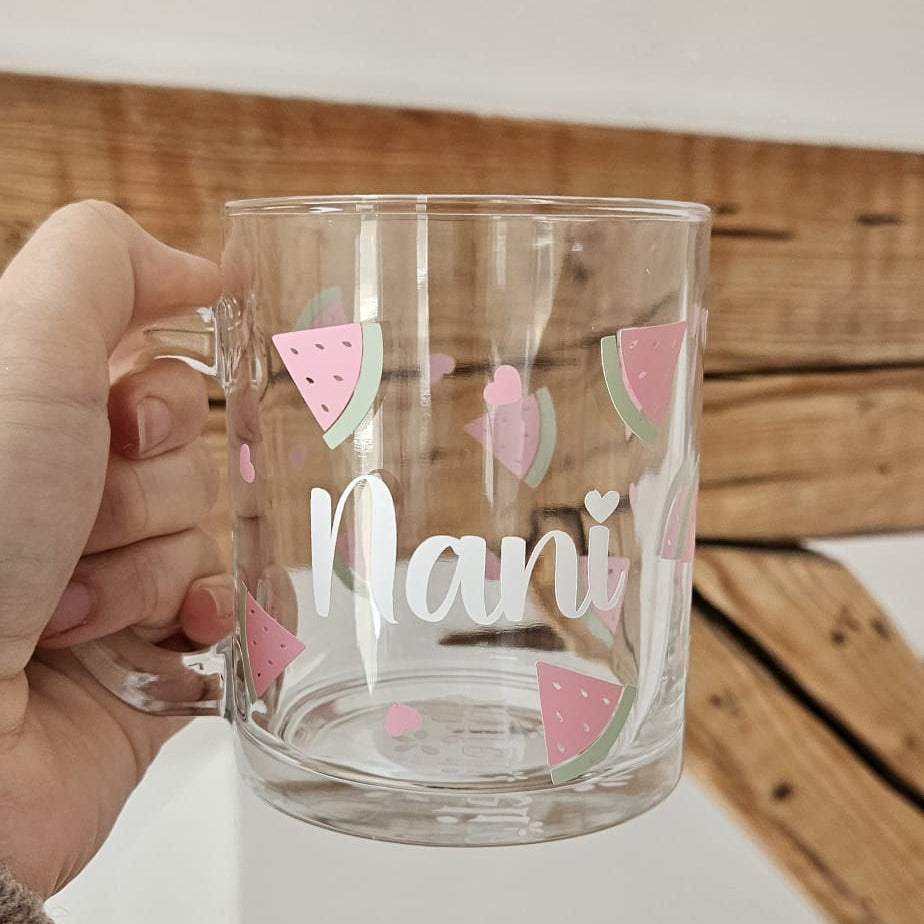 Personalisierte Tasse mit Melonen