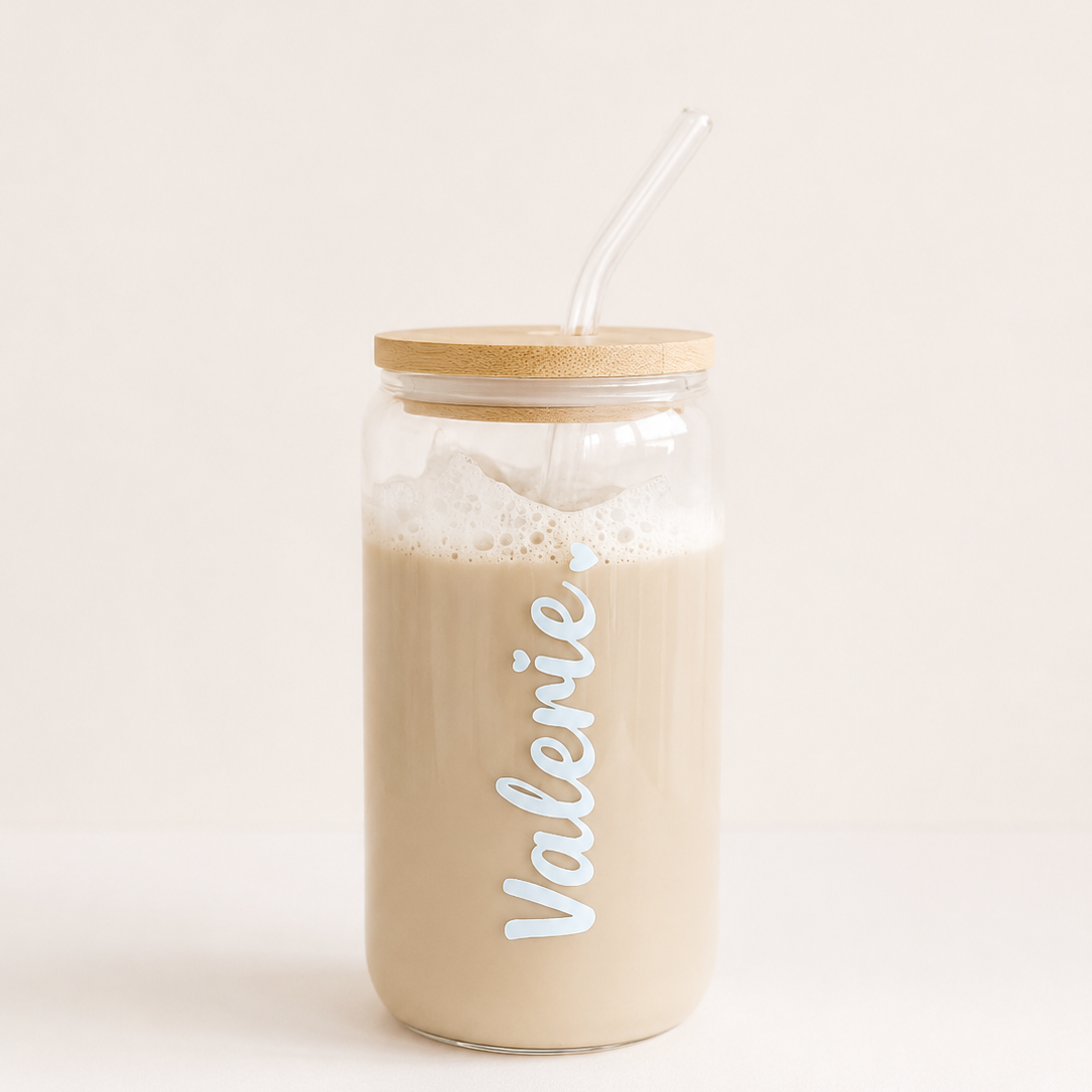 Personalisiertes Iced Coffee Glas 