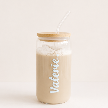 Personalisiertes Iced Coffee Glas 