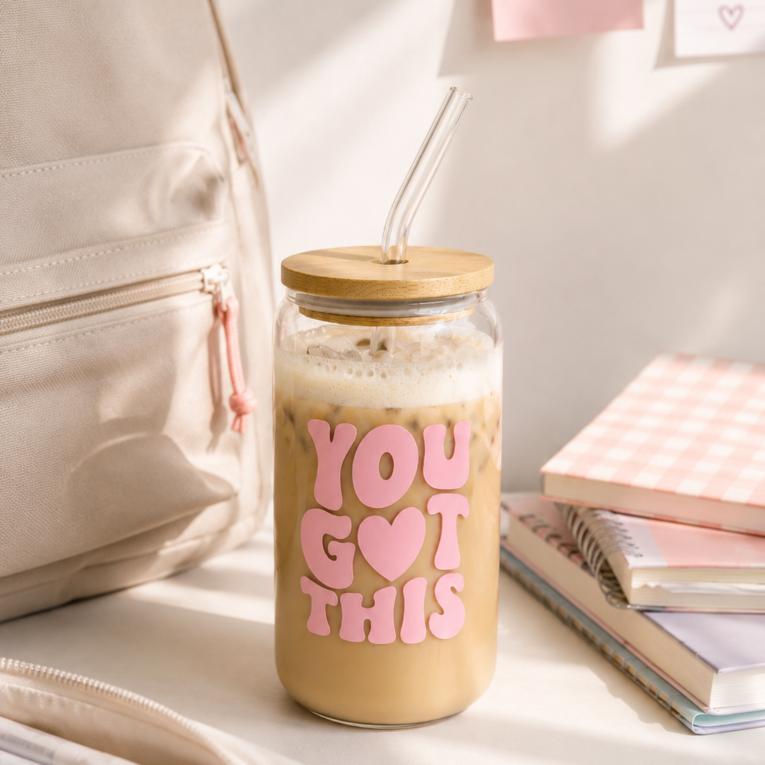 You got this Iced Coffee Glas