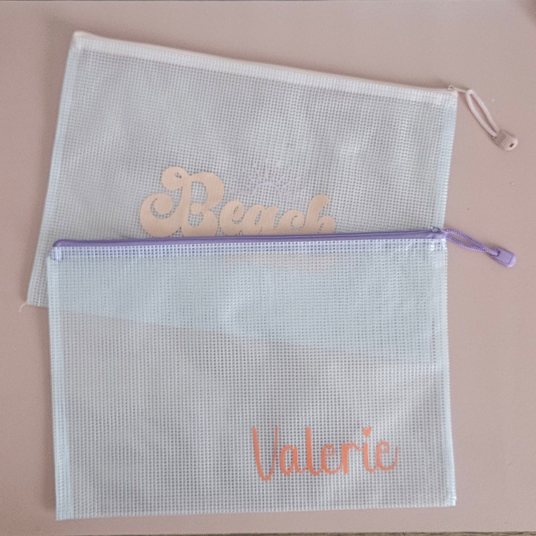 Aufbewahrungsbeutel in Pastellfarben für Sonnencreme und Accessoires