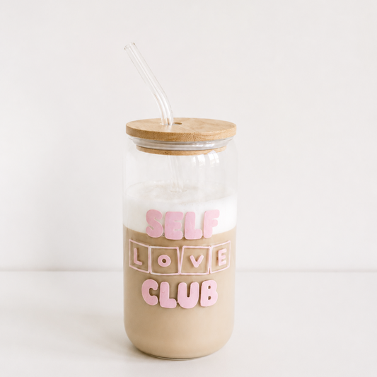 Self Love Club Trinkglas