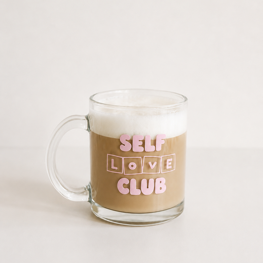 Self Love Club Tasse – Kaffeetasse für Selfcare & Morgenroutine