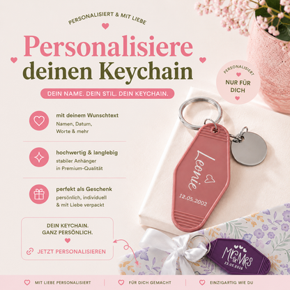 Personalisierter Schlüsselanhänger