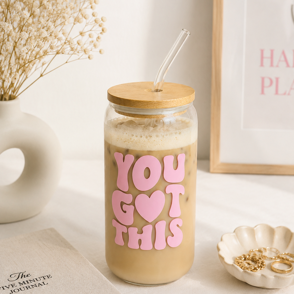 You got this Iced Coffee Glas
