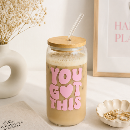 You got this Iced Coffee Glas