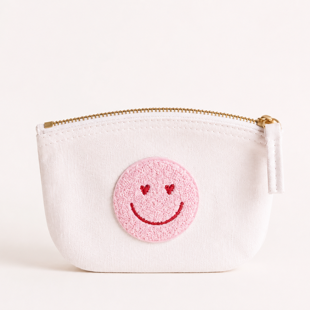 Smiley Täschchen - Kosmetiktasche